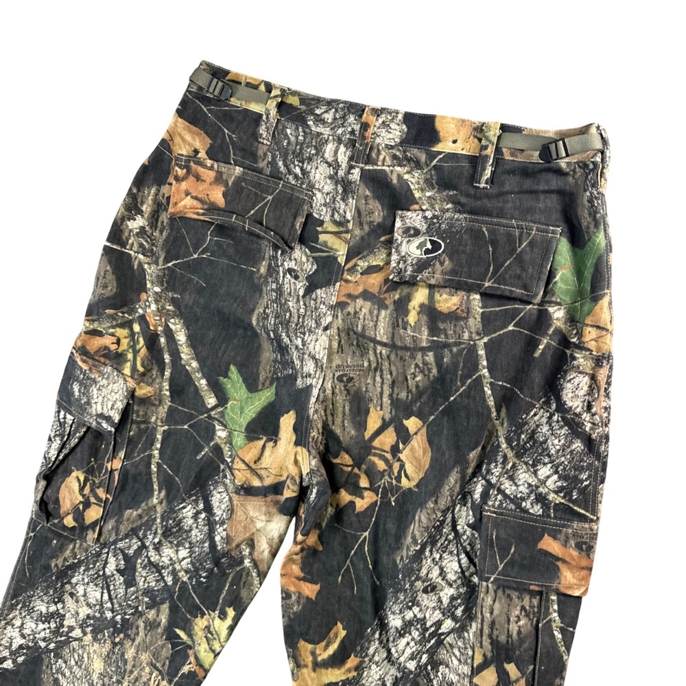Mossy Oak Break-Up Camo Cargo Pants Mens L Cotton Hunting Workwear‎